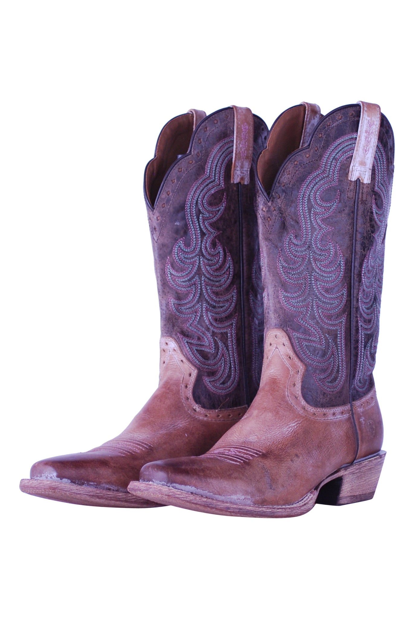 Two Tone Cowboy Boots